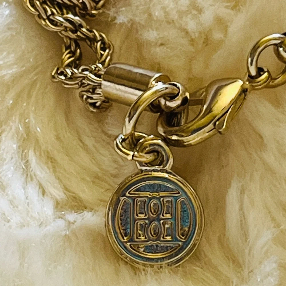 Dana Buchman Gold and Turquoise Necklace